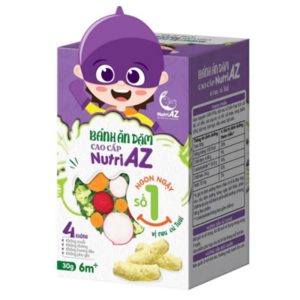 Bánh ăn dặm NutiAZ vị rau củ tươi 30g (Trên 6 tháng)