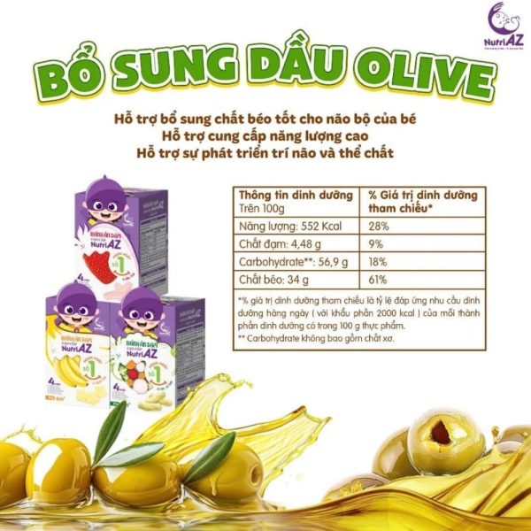Bánh ăn dặm NutiAZ vị rau củ tươi 30g (Trên 6 tháng)