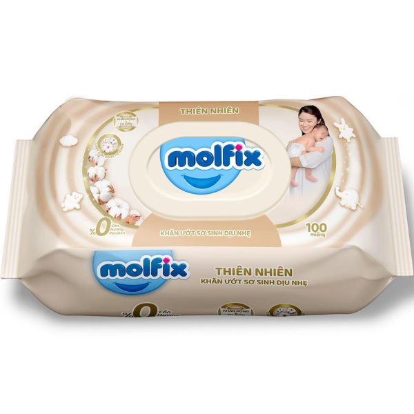 khan-uot-so-sinh-diu-nhe-molfix-100-to-x-12-1-1 Khăn ướt Molfix thiên nhiên sơ sinh dịu nhẹ 100 tờ